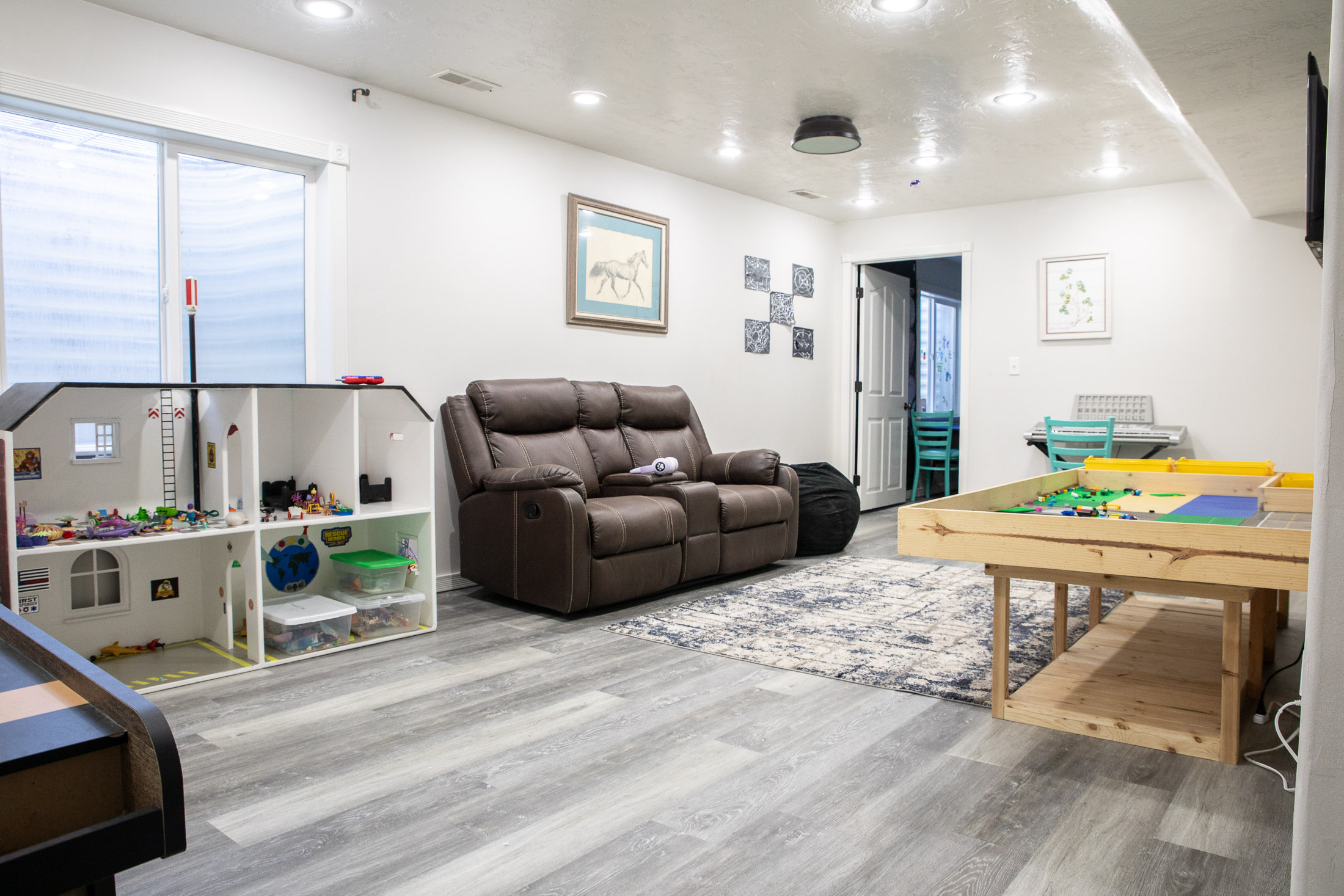 game room at blue horse after school